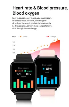 R7 Pametno Gledati IP68 Vodotesen Smartwatch B57 Pro Moški Športni Srčnega utripa za Ženske Fitnes Tracker Za Android IOS PK W4 P8