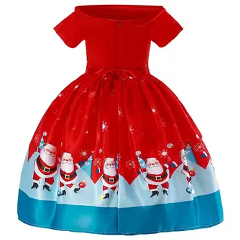Baby Dekleta Božič Obleko Kostum Princeska Dekle je Novo Leto Stranka Obleke, Otroci, Otroci, Oblačila, Infantil Vestidos Rdeča Oblačila