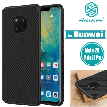 Nilkin za Huawei Mate 20 Pro Primeru Nillkin Ogljikovih Sintetičnih Vlaken Težko PC Plastika Ultra Tanek Telefon Kritje za Huawei Mate 20 Capa