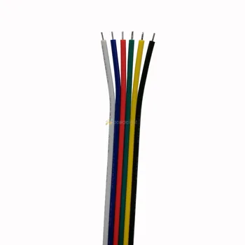 5M/10M/20M/100M 6 pin Žice Kabel Podaljšek priključek Za 5050 RGB SCT LED Trak 22AWG line