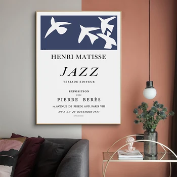 Abstraktna Umetnost Henri Matisse Platno Slikarstvo Nastavite Nordijska Plakat In Tisk Stenskih Slik, Dnevna Soba Dekorativne Slike plakat