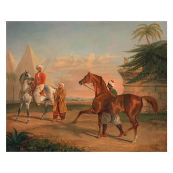 Mameluke nakup Arabskem stallion,Platno Umetnosti Barvanje, Tiskanje Plakatov, Stenske Slike za Dekoracijo Doma,brez okvirjev Stenski Dekor