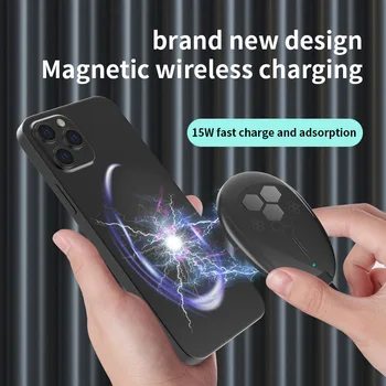 15W Magnet Brezžični Polnilnik Za IPhone12 Pro Max Mobilni Telefon Magnetni Polnilec Magsafe Za IPhone 12 Mini Hitro Polnjenje