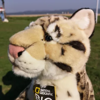 National Geographic 55 CM Realne Polnjene Živali, Igrače Leopard Plišastih Cheetah za Otroke Darila za Rojstni dan