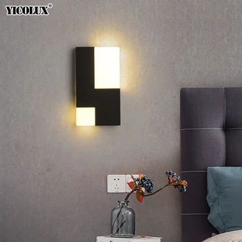 LED Stenska svetilka moderne Nordijska minimalističen ustvarjalne osebnosti umetnosti postelji dnevna soba, spalnica Razsvetljave, Montaža svetilke