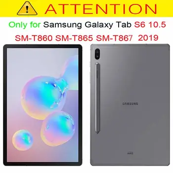 Funda Za Samsung Galaxy Tab S6 10.5 T860 T865 Pokrovček Za Samsung Tab S6 10.5 2019 360 Rotacijski Folio Projekcijska Stojala Pu Usnje Primerih