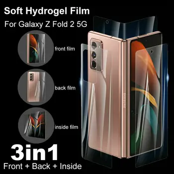 Za Galaxy Ž Krat 2 5G Spredaj Nazaj Hydrogel Film 2PCS Stekla Screen Protector for Samsung Galaxy Ž Krat 2 Steklo za Samsung Galaxy