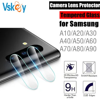 100 kozarcev Objektiv Kamere Screen Protector for Samsung Galaxy A10 A20 A30 A40 A50 A60 A70 A80 A90 Kaljeno Steklo Zaščitno folijo