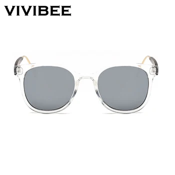 VIVIBEE Prozorni Kvadrat sončna Očala Ženske blagovne Znamke, Modni Oblikovalec New 2019 Trend Letnik Ovalne Slog Očala Moških Odtenki
