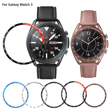 Plošče Tesnilo Za Samsung Galaxy Watch 3 45mm 41mm Kovinsko Zaščito Styling Okvir Kritje velja Za Samsung Galaxy Watch 3 45mm 41mm