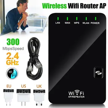 Brezžični WiFi Vmesnik Wifi Wifi Extender Ojačevalnik za Dolge razdalje Repiter Mini 300M Wi-Fi Ojačevalec Repetitor, Repeater Dostopna Točka
