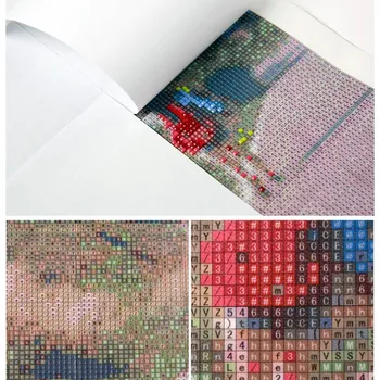 Zhuistar 5D DIY celoten kvadratni Diamond Slikarstvo Navzkrižno Šiv leopard 3D vezenje Diamond Mozaik Okrasnih dekoracijo