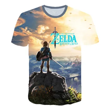 Otroci Oblačila Majica Dih Divje Povezavo Prvak Zelda Otroci T-shirt za Fante in Dekleta Malčka Srajce Tee