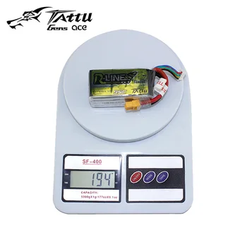 TATTU R-line V1.0 LiPo Baterije 4S 1300mah 1550mah 14.8 V 95C z XT60 Priključite Trak BB Obroč Li-Polimer Baterija