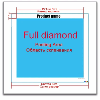 Kvadratni/Krog Vaja,DIY Diamond Slika 