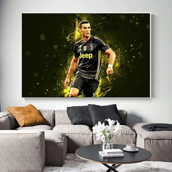 Nogometnega zvezdnika-Ronaldo Platno Slikarstvo Retro Plakatov in Fotografij Sodobnih Stenskih slikah, za Dnevni Sobi Doma Dekoracijo Cuadros