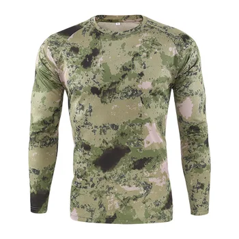 MONERFFI 2020 Nove Taktične Vojaške Prikrivanje Majica s kratkimi rokavi Moški Dihanje Hitro Suhe Vojske Boj proti Rokav Outwear T-shirt za S-3XL
