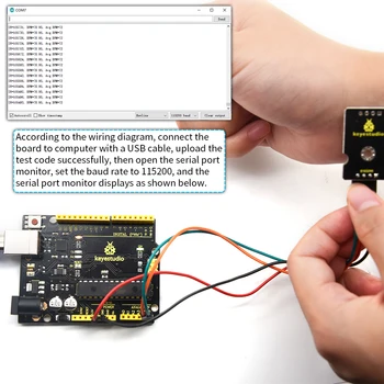 Keyestudio MAX30102 Senzor Srčnega Kisika Impulz Zlom za Arduino uno