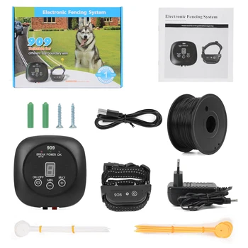 Pet Elektronski Ovira Ograja, Sistem Za Psa Z Akumulatorsko Nepremočljiva Vibracije Šok Pisk Usposabljanje Ovratnik Hišne Ograje Sistem