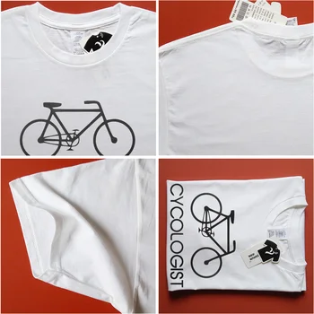 Modno Oblikovanje Izposoja Logo Majica s kratkimi rokavi Kolo Grafika, Tiskanje Poletne Majice Homme Modi Čistega Bombaža Hipster Priložnostne T-shirt Tees