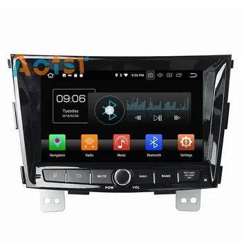 IPS Zaslon Android 8.0 Avto dvd multimedijski predvajalnik, vodja enote za Ssangyong Tivolan GPS Navigacija radio, auto stereo jedro Octa