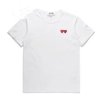 (Imajo oči)Nekaj Majica Priložnostne Vezenje enojna, dvojna, Ljubezen, Srce, Dihanje Tshirt Priložnostne Poletne Obleke Za Moški Ženske