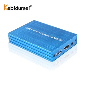 4K HDMI-USB 3.0 Video Capture Card 1080P 60fps HD Video Snemalnik Grabežljivac za OBS in Posname igre na Srečo Živo