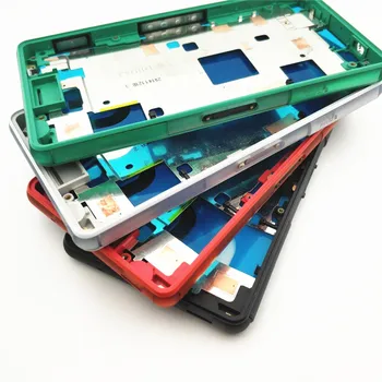Original Za Sony Xperia Z3 Kompakten Z3 mini D5803 D5833 Ohišje pokrov plošče spredaj faceplate Sredini Plošče Sredini okvirja