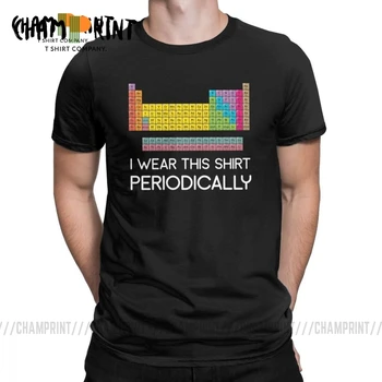 Nosim To Majico Občasno Humor Majica S Kratkimi Rokavi Moški Periodnega Sistema Elementov Nerd Vrhovi Smešno Grafični Tees Bombaž O Vratu T-Shirt