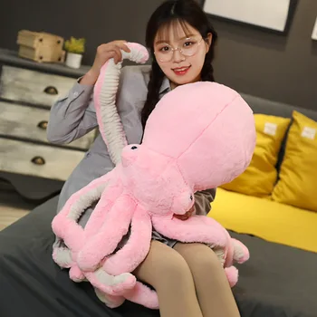 30 cm-90 cm Veren Plišastih Hobotnica Igrača 90 cm Velike Velikosti Hobotnice Blazino Polnjene Morskega Življenja, Mehka Lutka Otroci Igrače