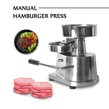 150mm Priročnik Hamburger Pritisnite Pralni Burger Petra iz Nerjavečega Jekla Mesa Pic Maker Procesor Orodje Sendvič Cutlet Bakemeat Kuhinja