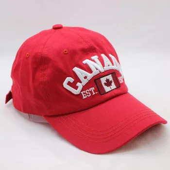 SUOGRY 2018 Bombaž Gorras Kanada Baseball Skp Zastava Kanade Klobuk vrnitev žoge Nastavljiv Mens Baseball Caps blagovne Znamke vrnitev žoge Klobuk