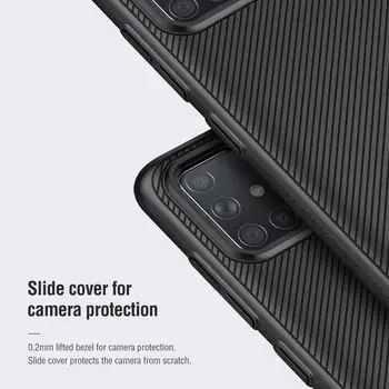 Za Samsung Galaxy A71 Primeru Nillkin Camshield Primeru Potisnite Pokrov Kamere Varstvo PC Zadnji Pokrovček za Samsung Galaxy A71 Primeru Telefon
