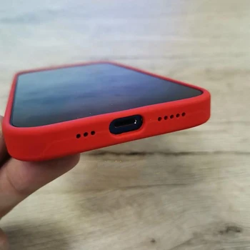 Original Uradni Magnetni Polnjenje Pravi Tekoče Silikona Primeru Telefon Za iPhone Mini 12 12 Pro Max 12 Magsafe Primeru Zajema