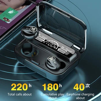 F9 TWS Brezžične Bluetooth Slušalke 5.0 Slušalke Šport vodoodporna LED Airbuds PK i9000 Pro Slušalke slušalke Za iPhone, Samsung