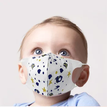 30pcs 1-10 Let Baby Otrok Masko Umetnih, sintetičnih vlaken, Tkanine Prah Zaščito Usta Maske Fant Dekle Obraza Zaščitne Maske Za Otroke