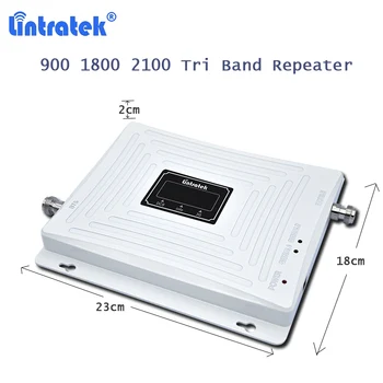 Lintratek 2g 3g 4g Ponovitev big prodaje 900 DCS/LTE 1800 4g Band3 UMTS/UMTS 2100 Band1 mobilnega signala booster GSM Ojačevalec