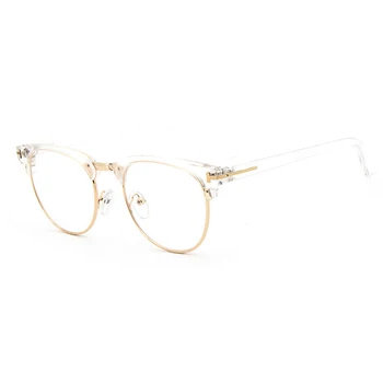 Zilead Kvadratnih Pol Okvir Očal Okvir Optičnega Sepectacles Za Moške, Ženske Navaden Očala Očala Des lunettes Unisex