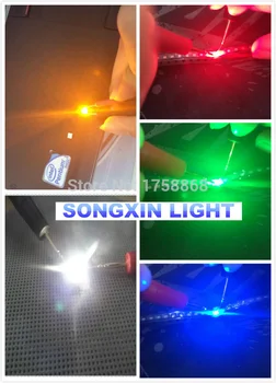 0603 SMD LED,5 Vrednot Vsakega 200pcs =1000pcs SMD 0603 Super Svetla led ,Rdeča/Rumena zelena/Modra/Rumena/Bele Svetlobe LED Diode