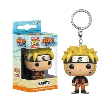 Funko Pop Naruto ŠEST POT Dejanje Igrača Številke Keychain Sveti v temi Japonski Anime Žep Pop obesek za ključe, Igrače, Avto Vrečko igrače