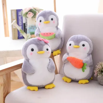 25 cm Kawaii Srčkan Mehki Pliš Pingvin Igrače Plushies Baby Polnjene Živali, Igrače Plushie Lutke za Otroke, Otroški Rojstni dan, Božič Darilo
