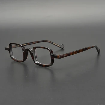 Vintage Acetat očala okvir znak slog Edinstven design klasične krog/kvadrat Majhne očala ' enske mo {ki original škatli primeru