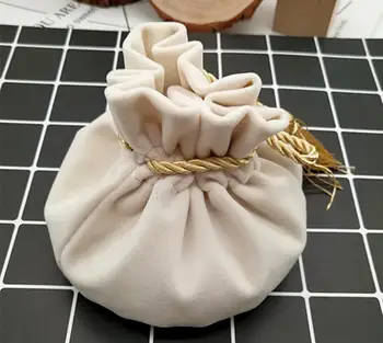 Kawaii 12x17cm žamet darilne vrečke z vrvico vrvico za zapiranje torbe darilni vrečki za nakit, poročni stvari stranka noge posode za shranjevanje
