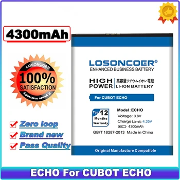 LOSONCOER 4300mAh ECHO Za CUBOT ECHO Visoka Zmogljivost Baterije Telefona~Na Zalogi