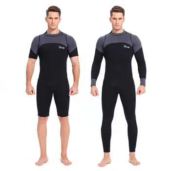 YONSUB Neoprena 3mm mokra Obleka Dolgo & Kratkimi Potapljaške obleke Moške Blizu Telesa Spearfishing Scuba Potapljanje, Surfanje Snorkeling Kopalke