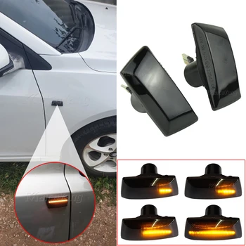 2pcs LED Dinamični Strani Oznako Vključite Opozorilne Luči Zaporedno Blinker Za Opel Insignia A Astra H Zafiri B Corsa D Meriva B Adam
