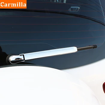 Carmilla 2Pcs/Set ABS Chrome Zadnji Dež Metlice zaščitni Pokrov Zadnji Brisalec Nalepke za Ford Ecosport 2018 2019 2020 Dodatki