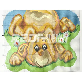 DIY Zapah Kavljem Preprogo Kompleti Nedokončane Crocheting Tapiserija Preja Needlework Blazine Set za Vezenje Preprogo Trak Živali
