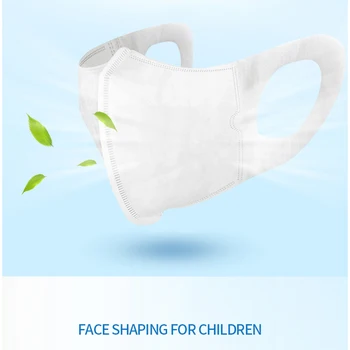 3D Otroke 3 Plasti Usta Masko Non-woven Otroci Razpoložljivi Masko Mehko Breathble Bombaž Mraku Masko za boj Proti onesnaževanju Fantje Dekleta