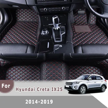RHD Preproge Za Hyundai Creta IX25 2019 2018 2017 2016 Avto predpražnike Auto Dodatki Usnje Zajema Odeje Avtomobile